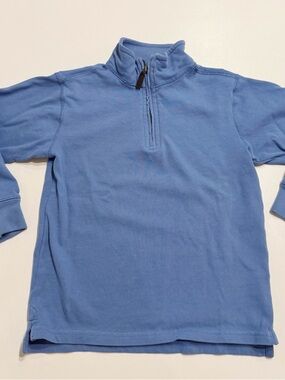 JCrew Crewcuts Boys Light Blue Quarter-Zip Sweatshirt